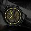 TEVISE Dream Automatic Leather Black/Gold Watch