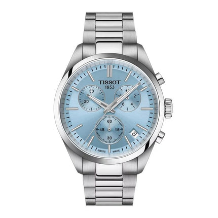 Tissot PR100 Chronograph Watch T150.417.11.351.00 Ice Blue