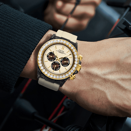 VELOCIREX CARBON FIBER DIAMOND WATCH