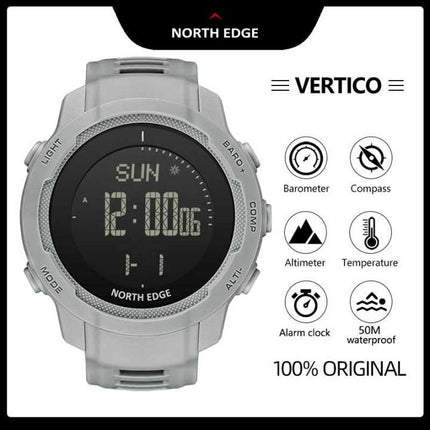 NORTH EDGE Tactical Vertico Carbon Fibre Watch Grey