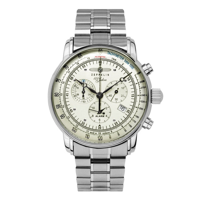 ZEPPELIN Men's 100 Jahre Chronograph Night Glow Watch 8680MB3