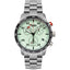 ZEPPELIN Men's Eurofighter Typhoon Night-Glow Chronograph Steel Watch