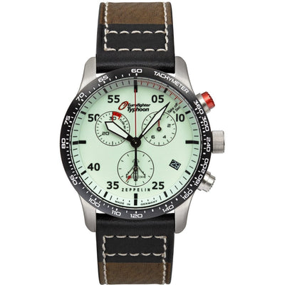 ZEPPELIN Men's Eurofighter Typhoon Night-Glow Chronograph Watch