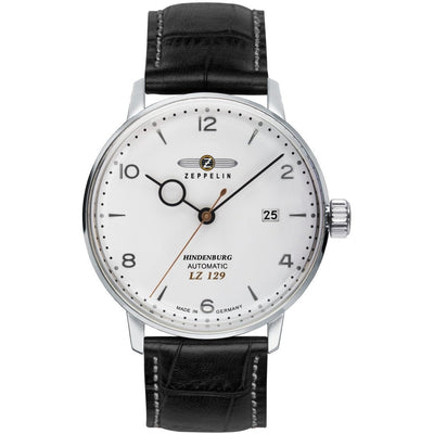 ZEPPELIN Hindenburg AUTOMATIC LZ129 Classic Silver / White 80621 Watch