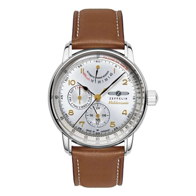 ZEPPELIN Men's Mediterranee 1921 Automatic Power Reserve Watch 96901
