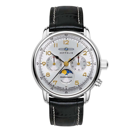 ZEPPELIN Men's Mediterranee 1921 Moonphase Chronograph 96361 Watch
