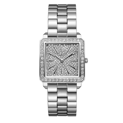 JBW Cristal 28 Silver + Bracelet Watch