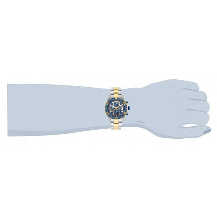 INVICTA Men's Montepelier Pro Diver 45mm Carbon Fiber Two Tone Blue Watch