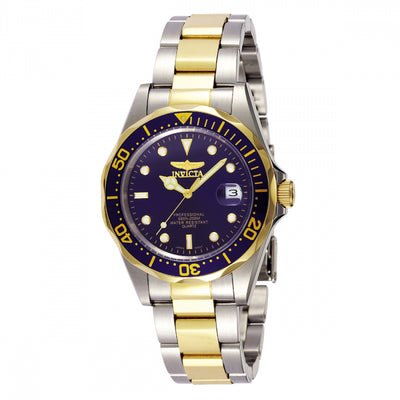 INVICTA Men's Pro Diver 38mm Two Tone Blue Watch