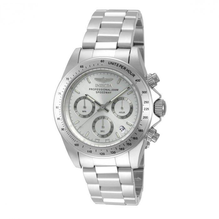 INVICTA Men's Speedway 39.5mm Silver/Silver Watch