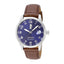 INVICTA Men's Classic Leather Blue 44mm Watch