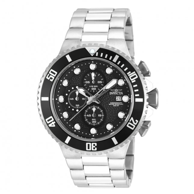 INVICTA Men's Pro Diver Explorer 50mm Pebbled Black Watch