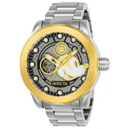INVICTA Men's Disney Limited Edition Mickey Mouse Automatic Gold Trim Watch