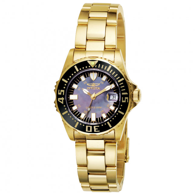 INVICTA PD Professional 30mm Mother of Pearl Gold Watch
