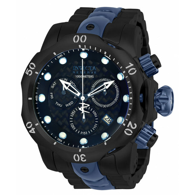 INVICTA Men's Reserve Venom Chronograph 54mm Ionic Blue/Black Watch