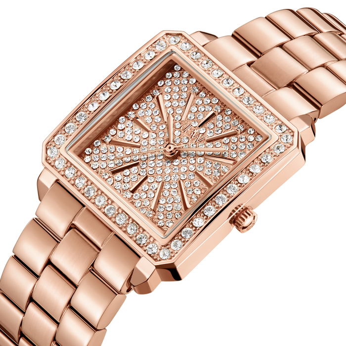 JBW Cristal 28 Rose Gold + Bracelet Watch