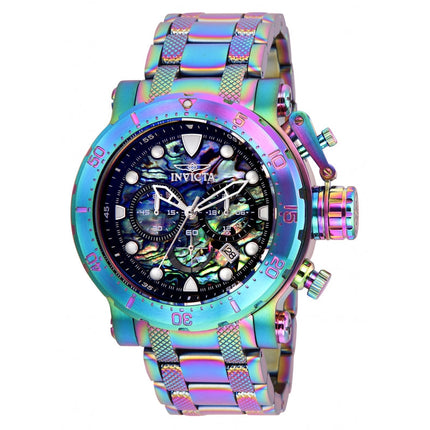 INVICTA Men's Coalition Forces 52mm Iridescent Russian Crown Chronograph Watch