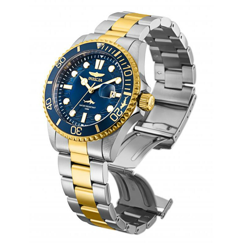 INVICTA Men's Shark Hammerhead Pro Diver 43mm Two Tone Blue Watch