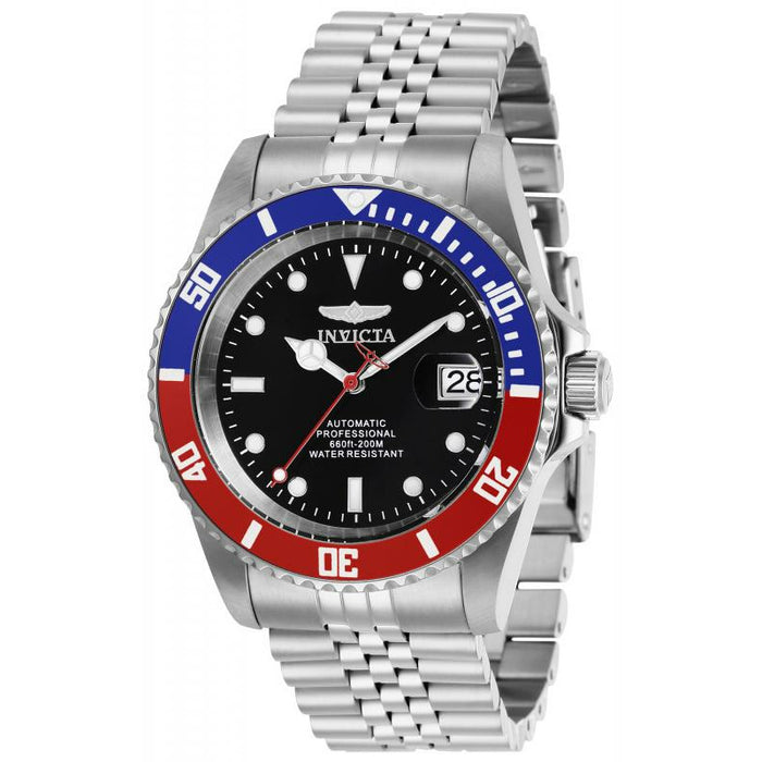 INVICTA Men's 42mm Jubilee Automatic Pro Diver Pepsi Watch
