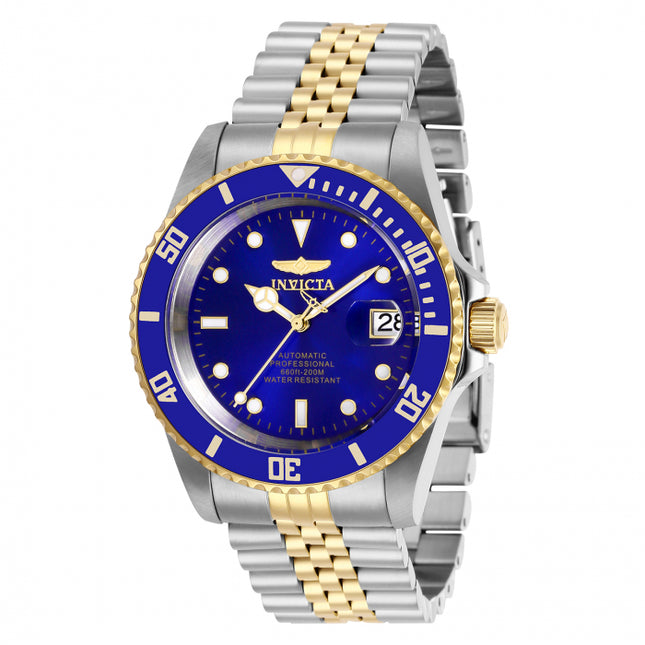 INVICTA Men's Pro Diver Automatic 42mm Smurf Blue Two Tone Jubilee Bracelet 200m Watch