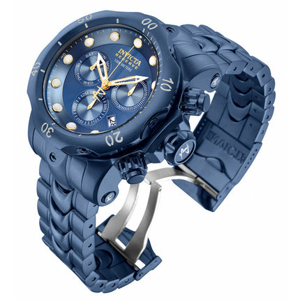 INVICTA Men's Reserve Venom Chronograph 54mm Ionic Blue Steel Watch