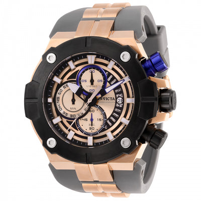 INVICTA Men's Sea Hunter Killswitch Rose Gold/Graphite Gray Watch