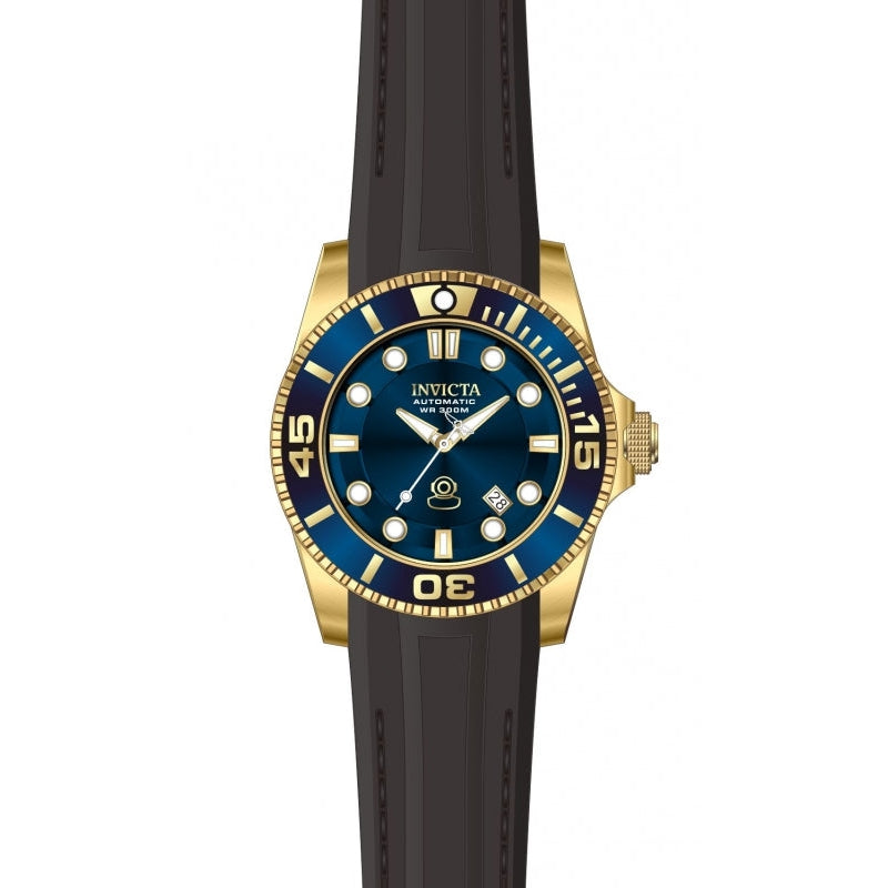 INVICTA Men's Grand Pro Diver Automatic Gold / Dark Blue 300m 47mm Sea ...