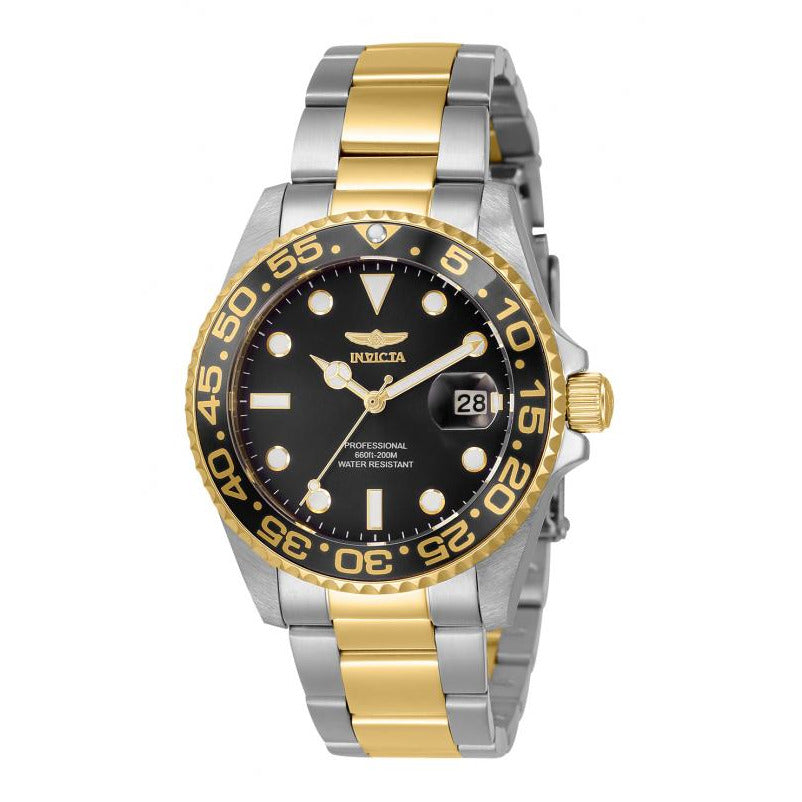INVICTA Pro Diver Lady 38mm Sea Diver 200m Two Tone Watch