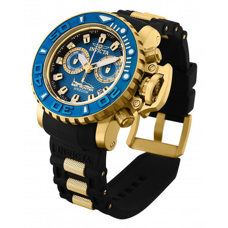 INVICTA Men's Sea Hunter Suisse Gold/Blue Watch