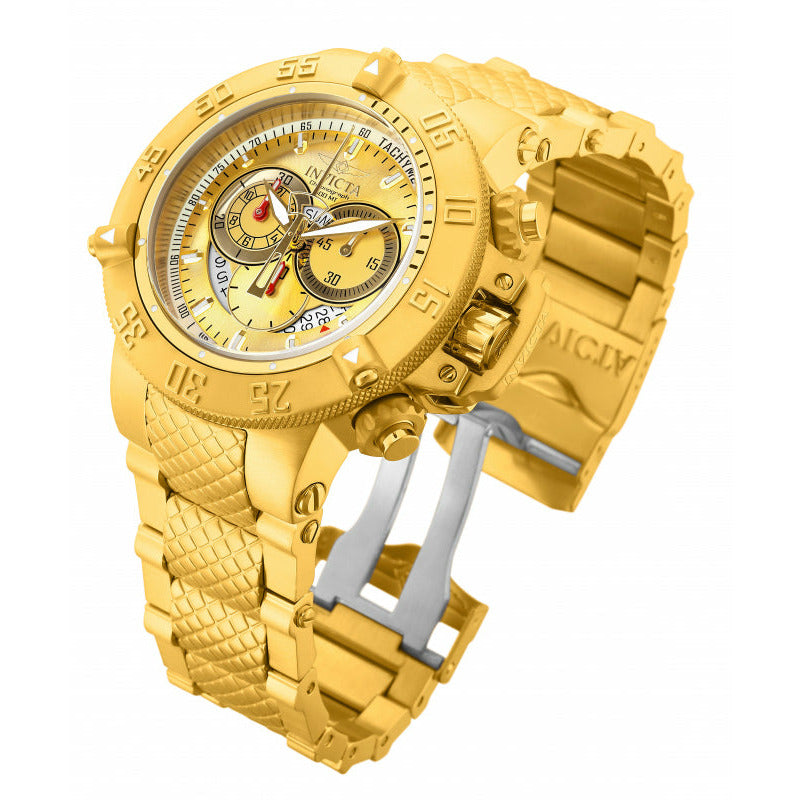 INVICTA Men's SUBAQUA NOMA III Chronograph 50mm Steel Gold Watch