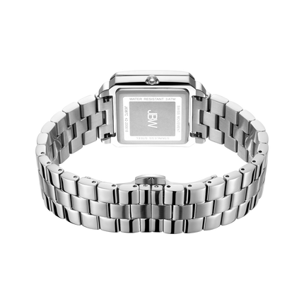 JBW Cristal 28 Silver + Bracelet Watch