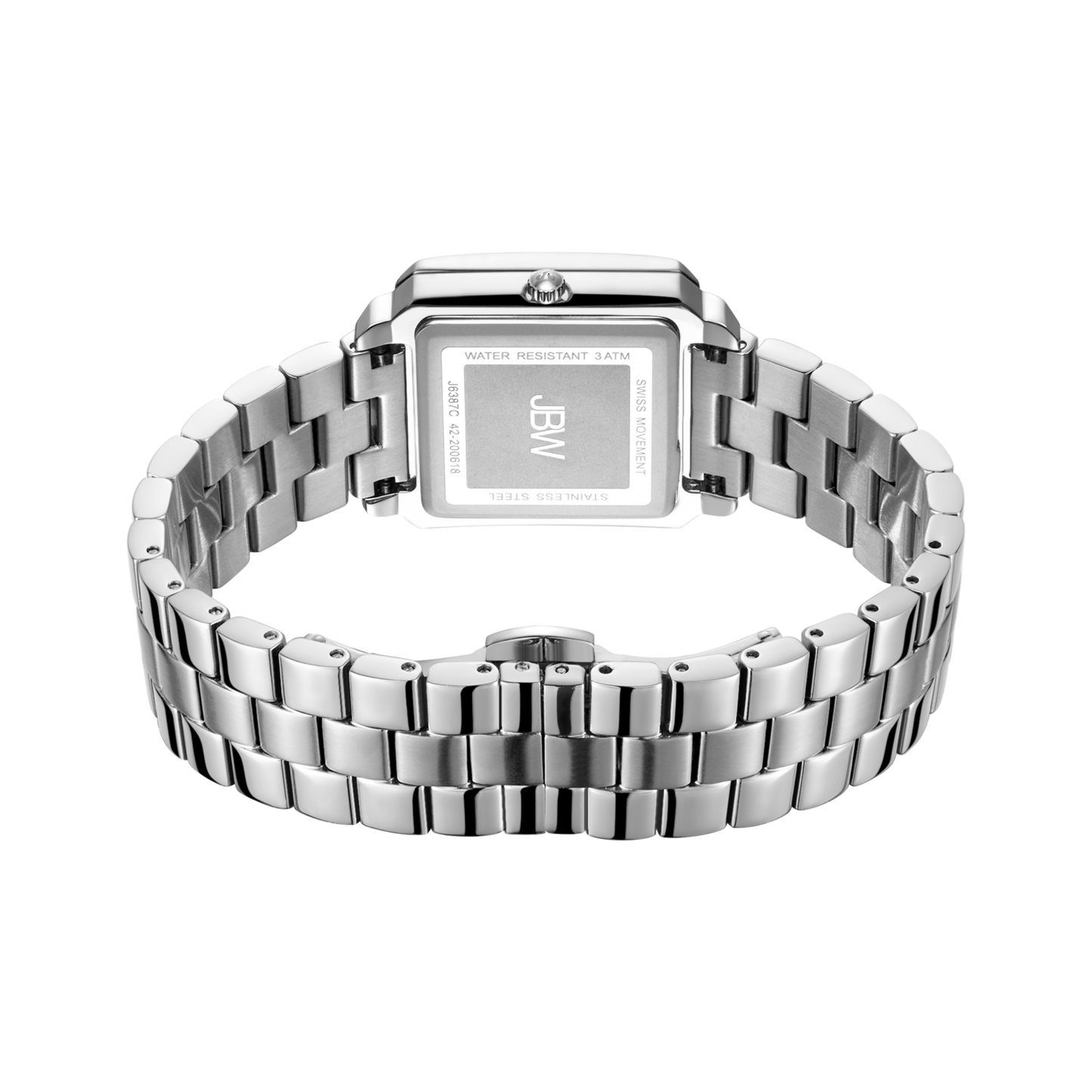 JBW Cristal 28 Silver + Bracelet Watch