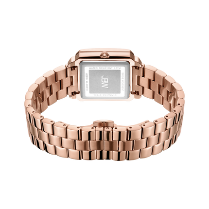 JBW Cristal 28 Rose Gold + Bracelet Watch