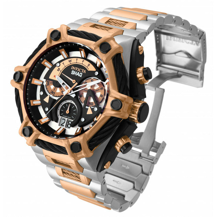 INVICTA Men's SHAQ 60mm Chronograph Steel/Rose Gold Watch