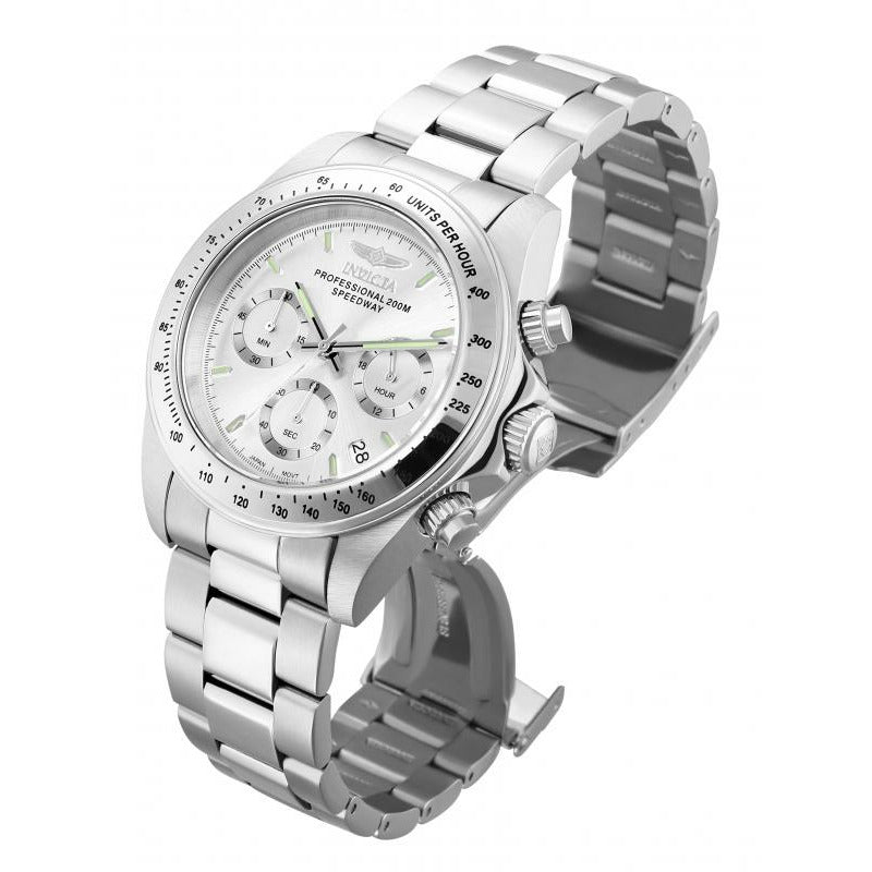 INVICTA Men's Speedway 39.5mm Silver/Silver Watch