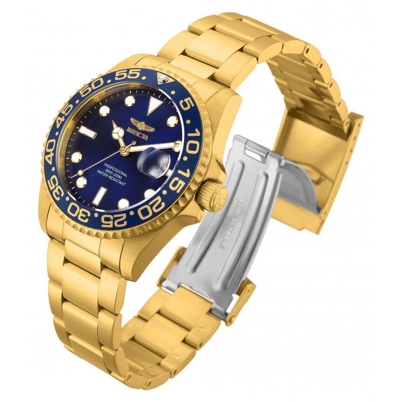 INVICTA Pro Diver Lady 38mm Sea Diver 200m Gold Tone Watch