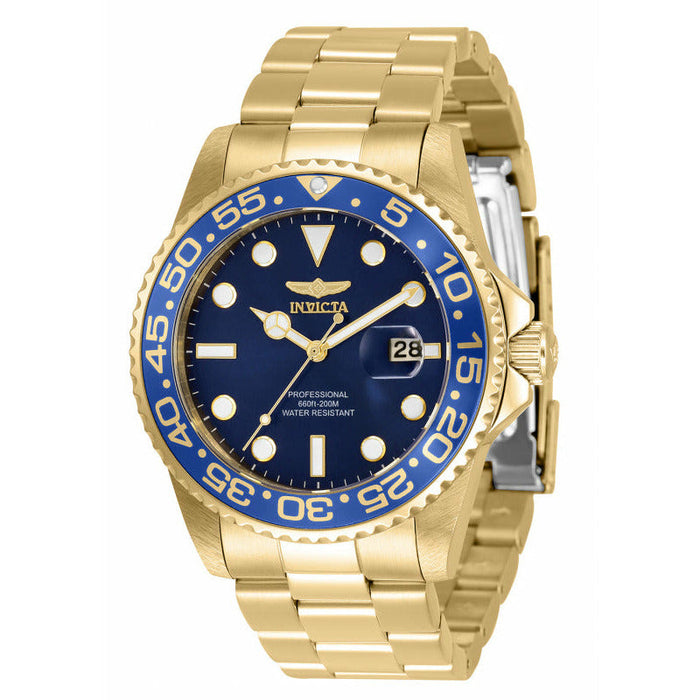 INVICTA Men's Pro Diver 42mm Urchin Full Gold/Oceanic Blue Watch