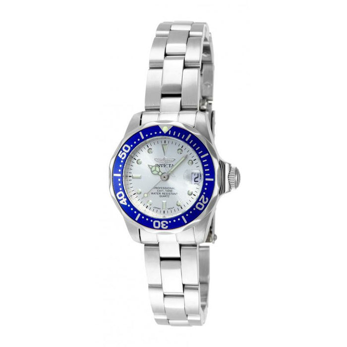 INVICTA Pro Diver Lady Petite 24.5mm Silver/White Watch
