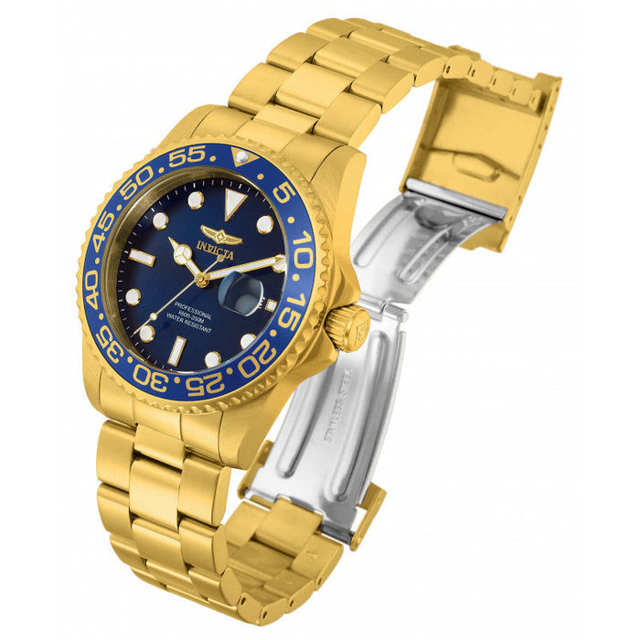 INVICTA Men's Pro Diver 42mm Urchin Full Gold/Oceanic Blue Watch