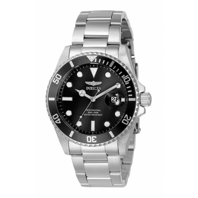 INVICTA Women's Pro Diver Lady Urchin 200m 38mm Silver/Black Watch