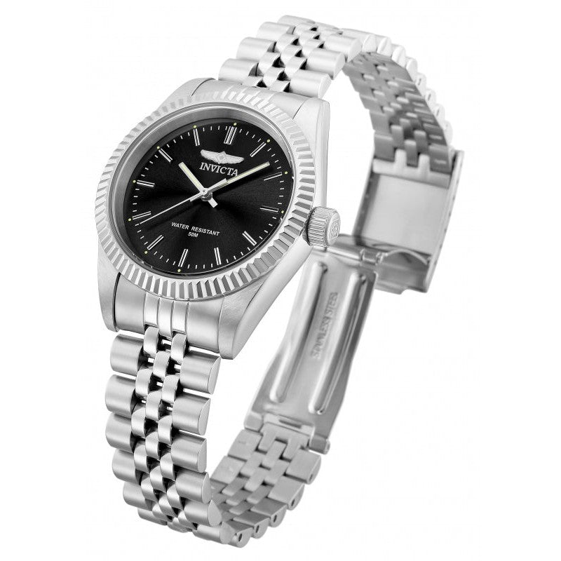 INVICTA Women's Classic Jubilee 36mm Silver/Black Watch