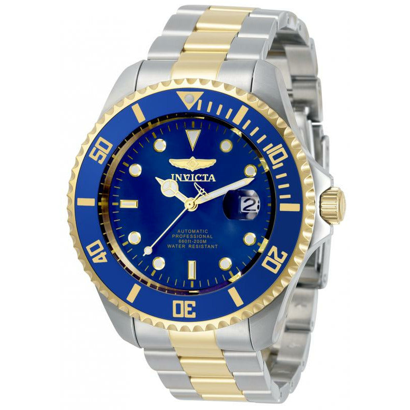INVICTA Men's Chunky Diver Automatic 200m Two Tone/Blue Watch