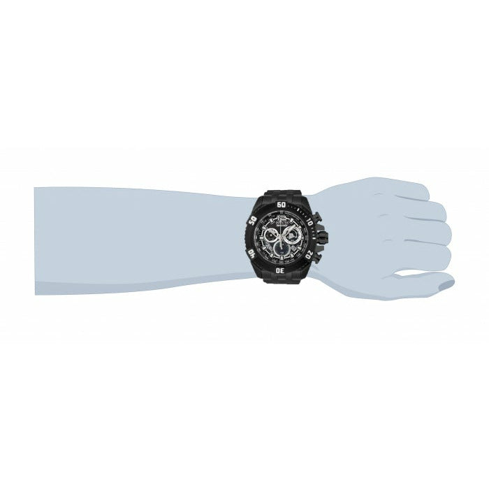 INVICTA Men's SHAQ Black Ionic Watch
