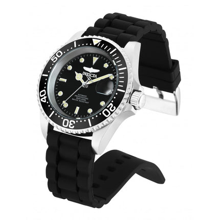 INVICTA Men's Pro Diver 40mm Automatic Black / Silicone Strap 200m Watch