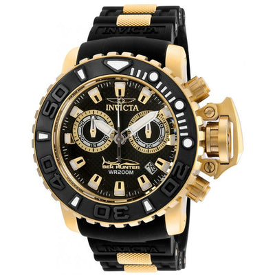 INVICTA Men's Sea Hunter Suisse Gold/Black Watch