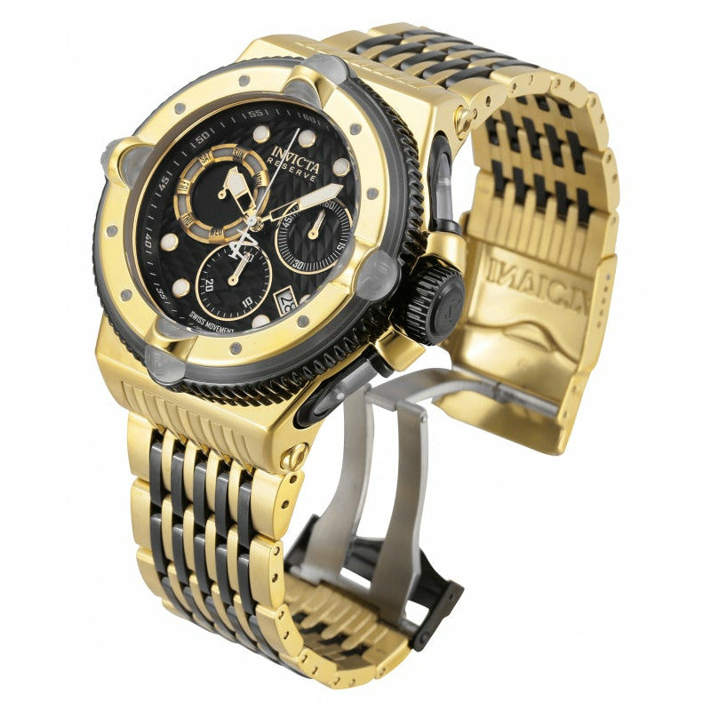 INVICTA Men's Sea Monster 56.3mm Gold/Black Watch