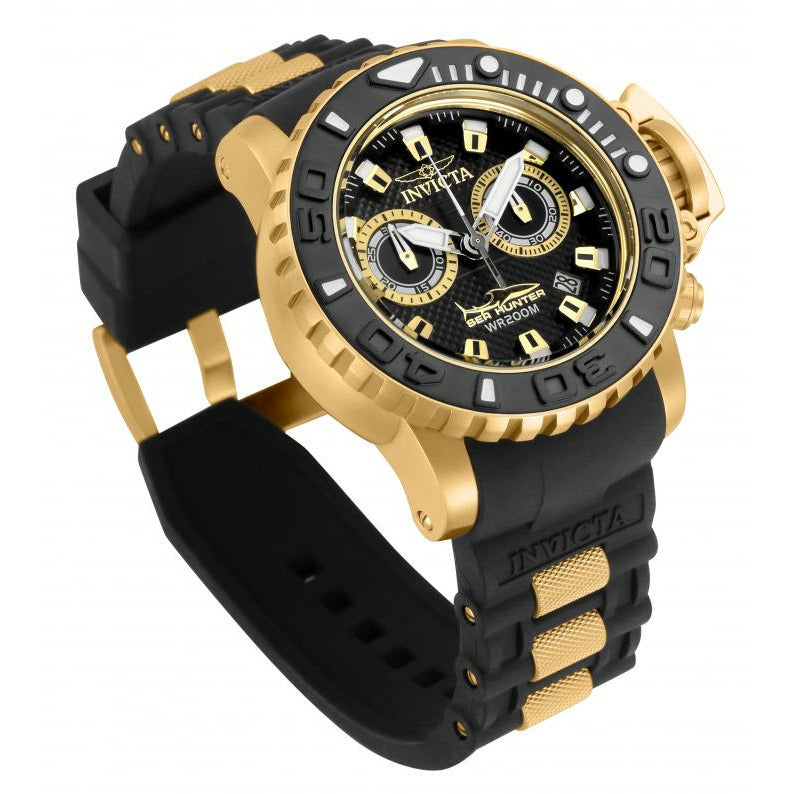 INVICTA Men's Sea Hunter Suisse Gold/Black Watch