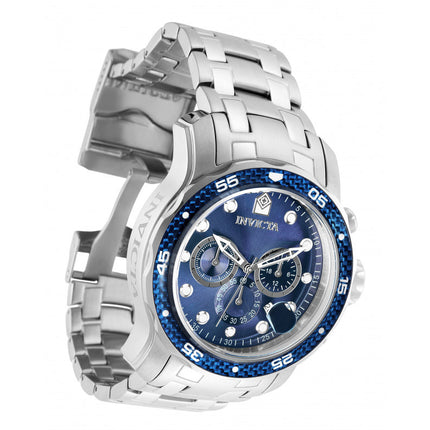INVICTA Men's Pro Diver Colossus Carbon Fiber Chronograph 48mm Steel/Blue Watch