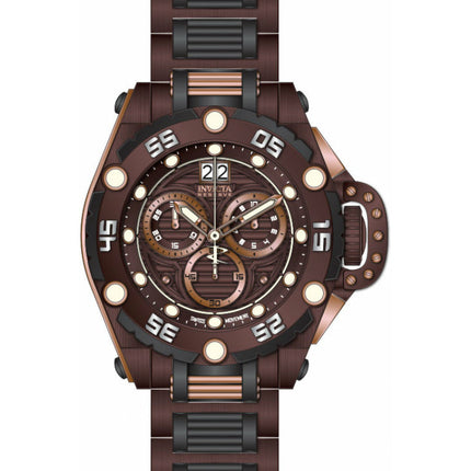 INVICTA Men's Flying Fox Chronograph 52mm Brown/Rose Gold Watch