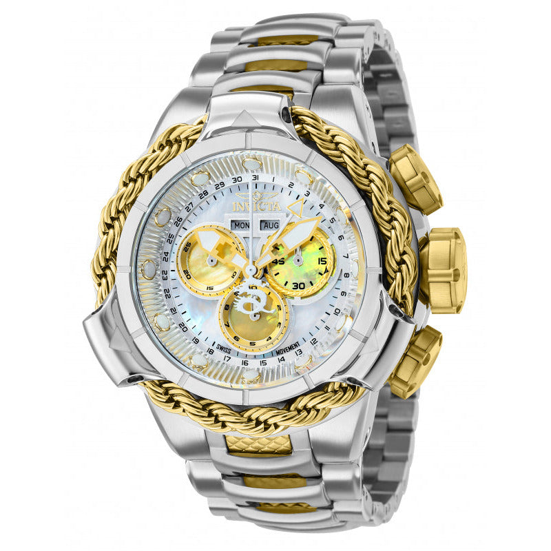 INVICTA Men's SUBAQUA Alpha 500m Chronograph 50mm Silver/Gold Watch